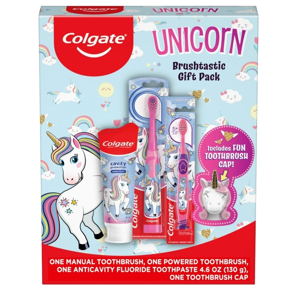 Colgate unicorn brushtastic gift pack